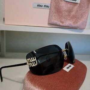 MM Black and Gold Sunglasses